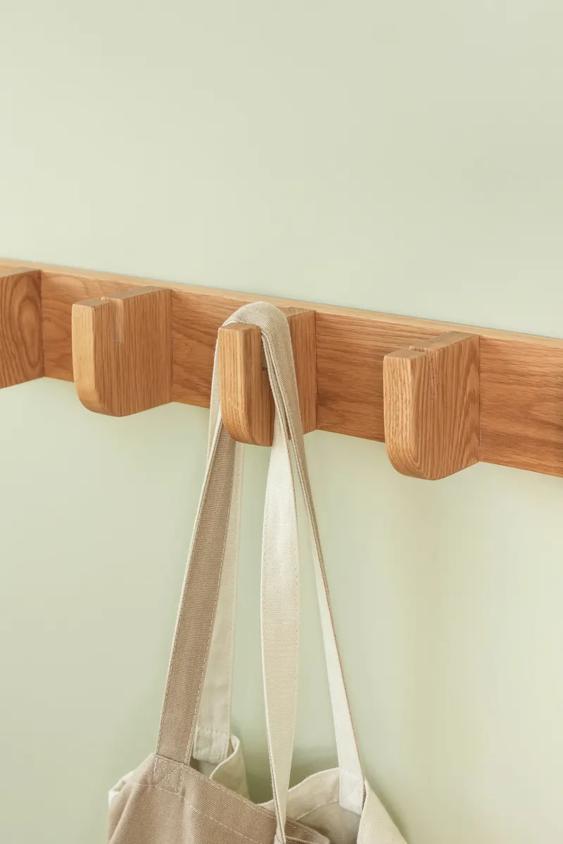 Hübsch Nomad Garderobe in Naturfarben, 96 × H 10 cm, Ansicht 5