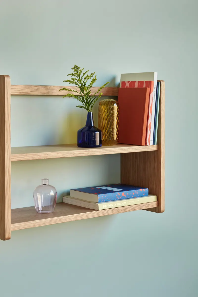 Hübsch Nomad Double Regal in Naturfarben, 60 × 20 × H 44 cm, Ansicht 2