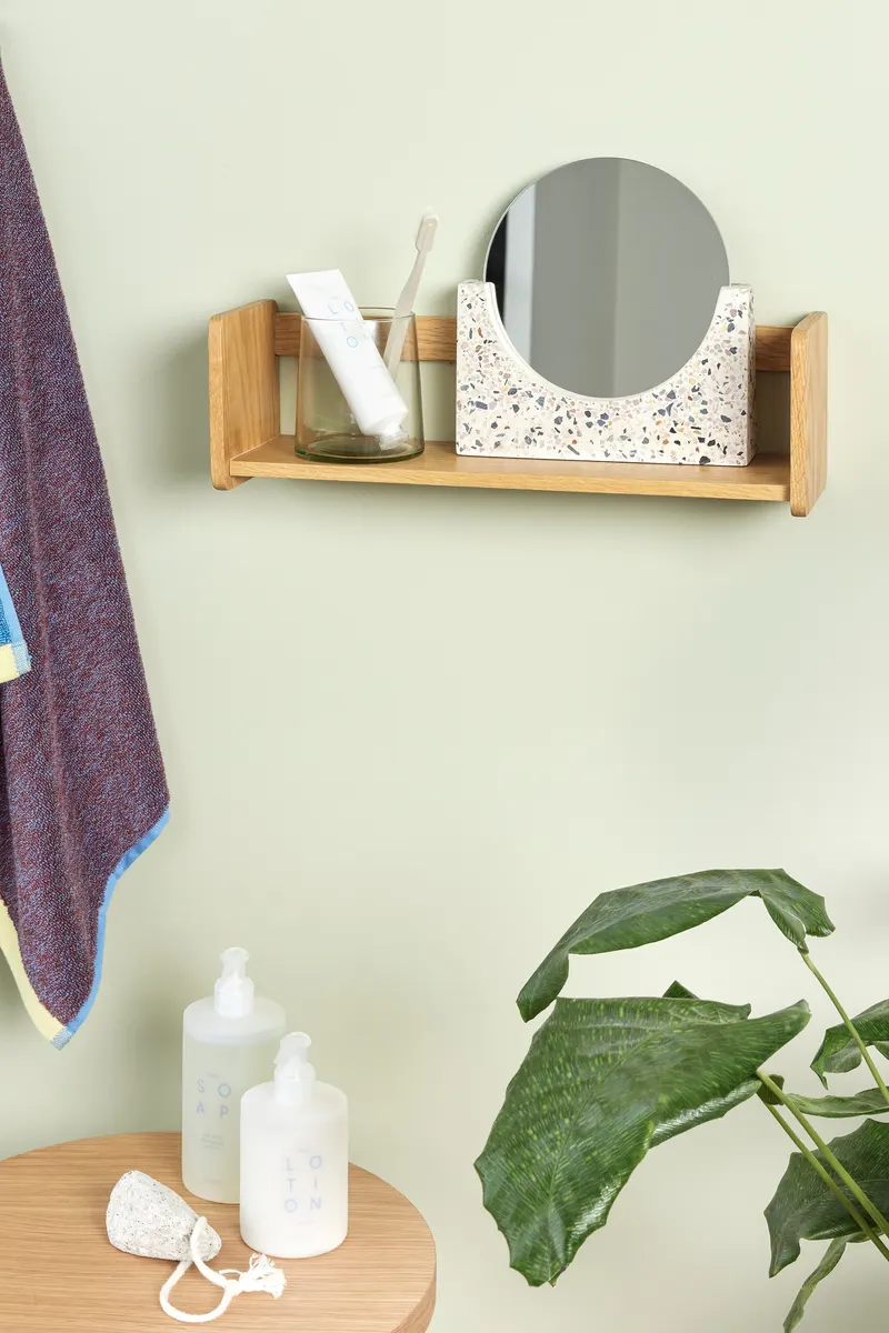Hübsch Nomad Single Regal in Naturfarben, 40 × 12 × H 12 cm, Ansicht 3