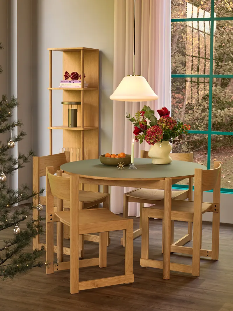 Hübsch Noblesse Regal in Naturfarben, 43 × 37 × H 180 cm, Ansicht 11