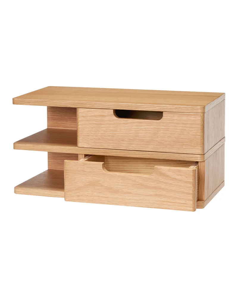 Hübsch Open Regal in Naturfarben, 40 × 20 × H 20 cm, Ansicht 4