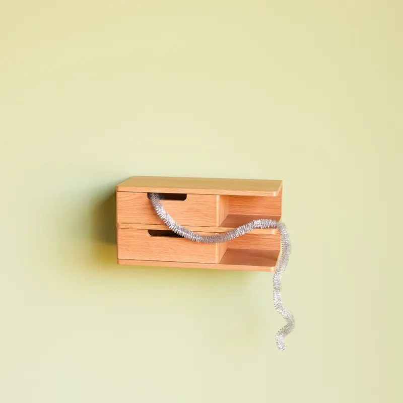 Hübsch Open Regal in Naturfarben, 40 × 20 × H 20 cm, Ansicht 8