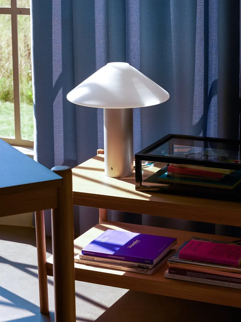 Hübsch Orbit Tischleuchte in Grau und Weiß, Ø 35 × H 40 cm, Ansicht 5