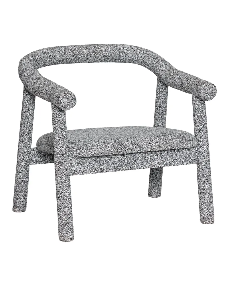 Hübsch Ouli Sessel in Weiß, 81 × 73 × H 78 cm, Ansicht 1