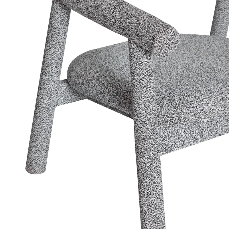 Hübsch Ouli Sessel in Weiß, 81 × 73 × H 78 cm, Ansicht 4