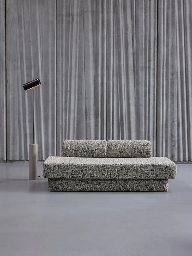 Hübsch Paza Sofa in Hellgrün, 180 × 87 × H 62 cm, Ansicht 16