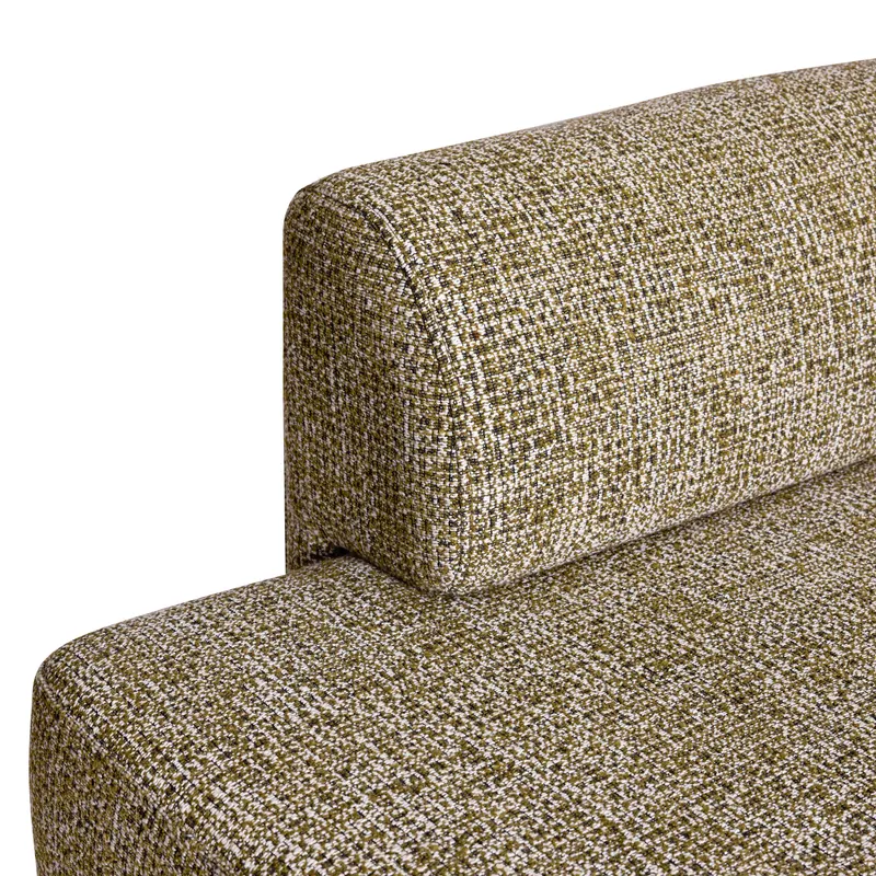Hübsch Paza Sofa in Hellgrün, 180 × 87 × H 62 cm, Ansicht 5