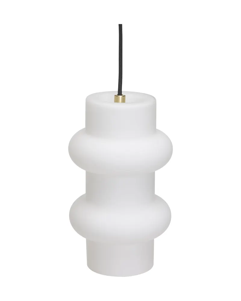 Hübsch Pilule Double Pendelleuchte in Matt Weiß, Ø 15 × H 25 cm, Ansicht 2