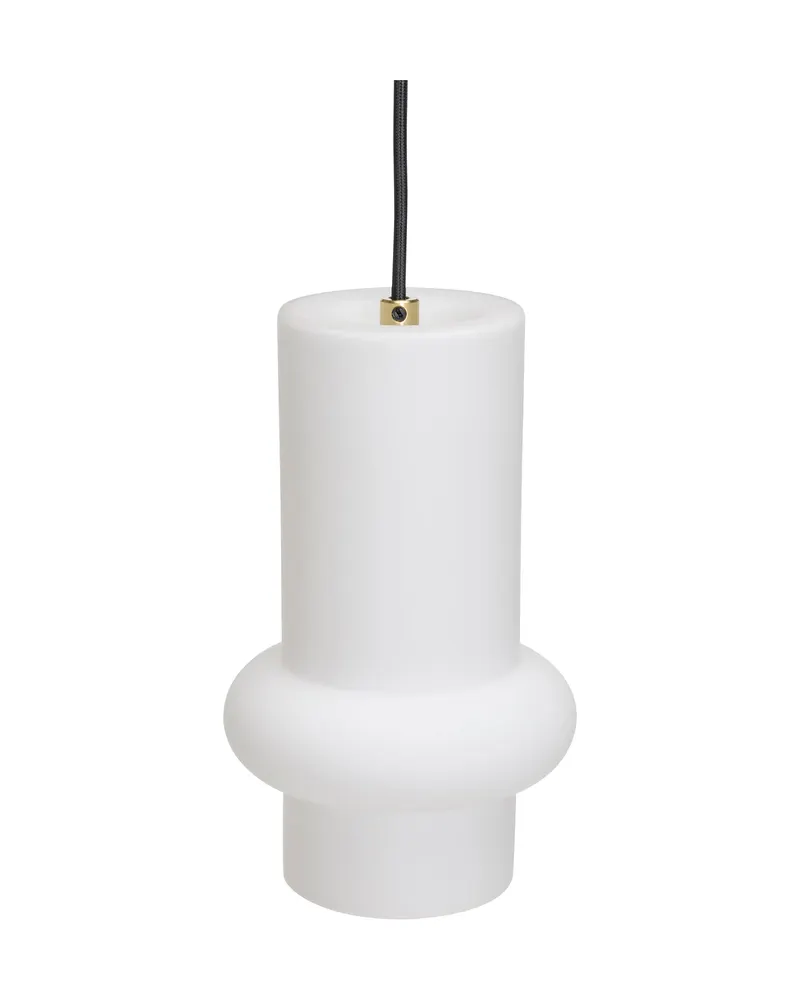 Hübsch Pilule Down Pendelleuchte in Matt Weiß, Ø 15 × H 25 cm, Ansicht 6