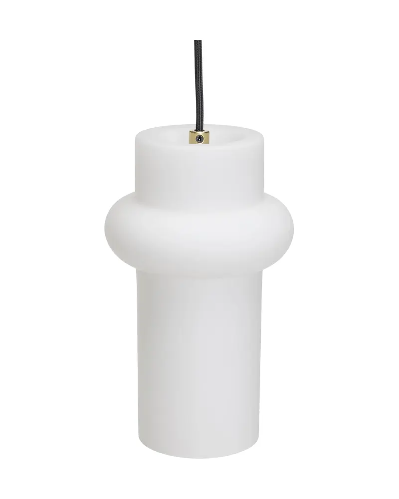 Hübsch Pilule Up Pendelleuchte in Matt Weiß, Ø 15 × H 25 cm, Ansicht 5