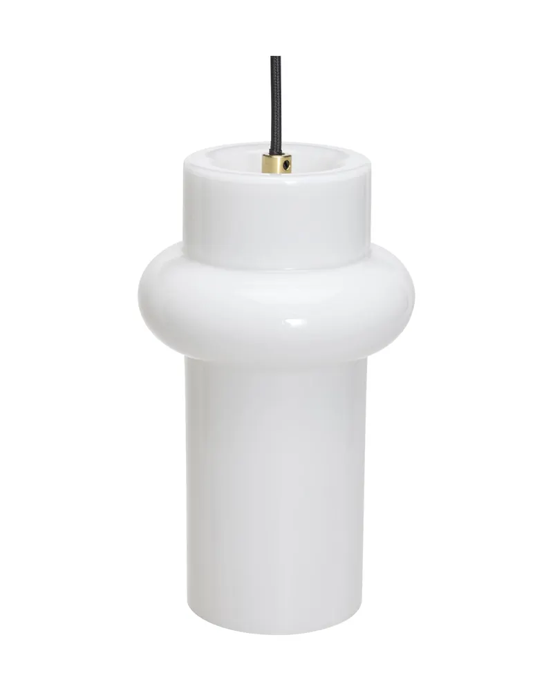 Hübsch Pilule Up Pendelleuchte in Glänzend Weiß, Ø 15 × H 25 cm, Ansicht 2