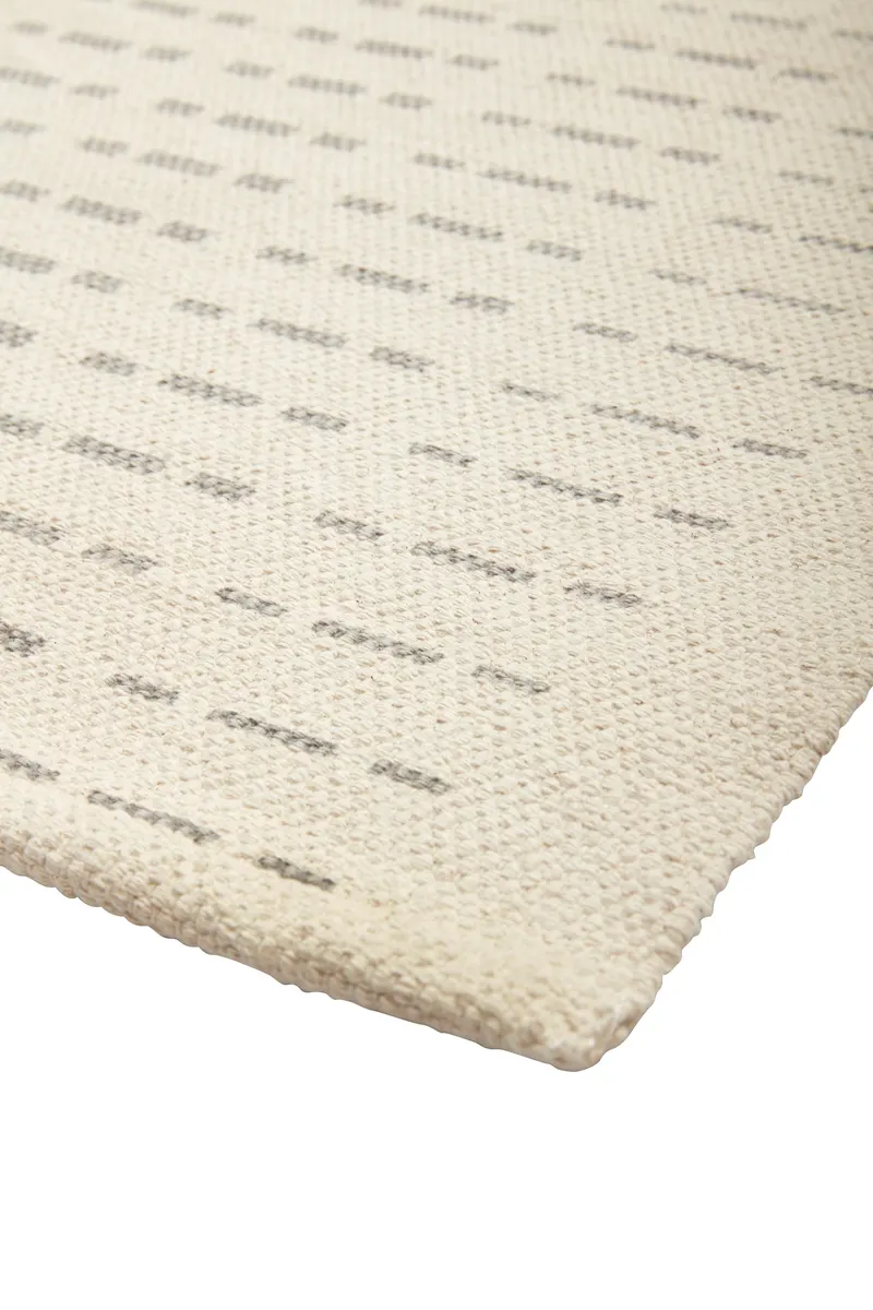 Hübsch Pin Teppich in Beige und Grau, 120 × 180 cm, Ansicht 2