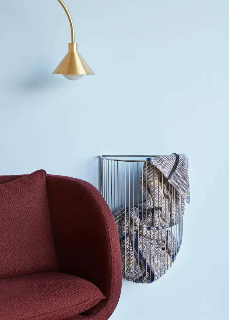 Hübsch Pipe Stehlampe in Messingfarben, 60 × H 168 cm, Ansicht 5