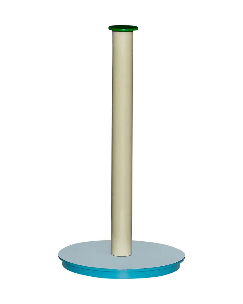 Hübsch Play Küchenrollenhalter in Blau, Grün und Grau, Ø 15 × H 28 cm, Ansicht 1