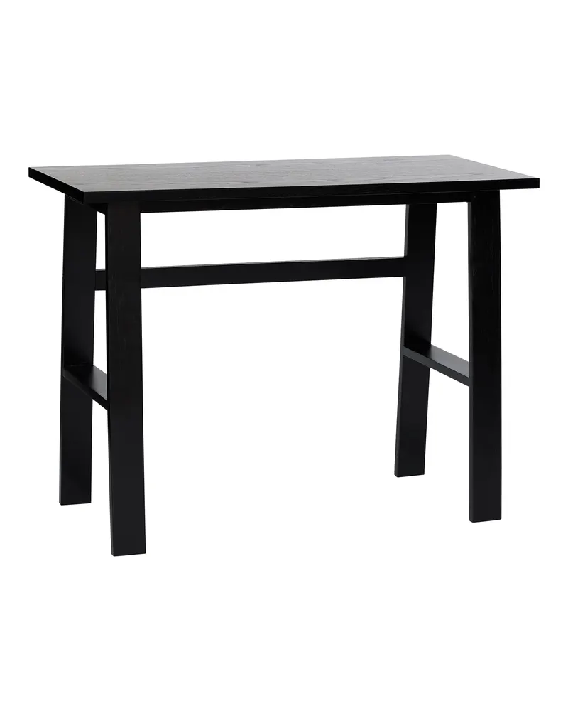 Hübsch Poke Schreibtisch in Schwarz, 100 × 45 × H 75 cm, Ansicht 2