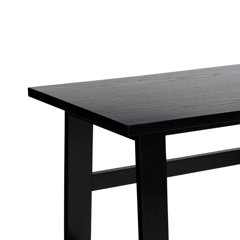 Hübsch Poke Schreibtisch in Schwarz, 100 × 45 × H 75 cm, Ansicht 5