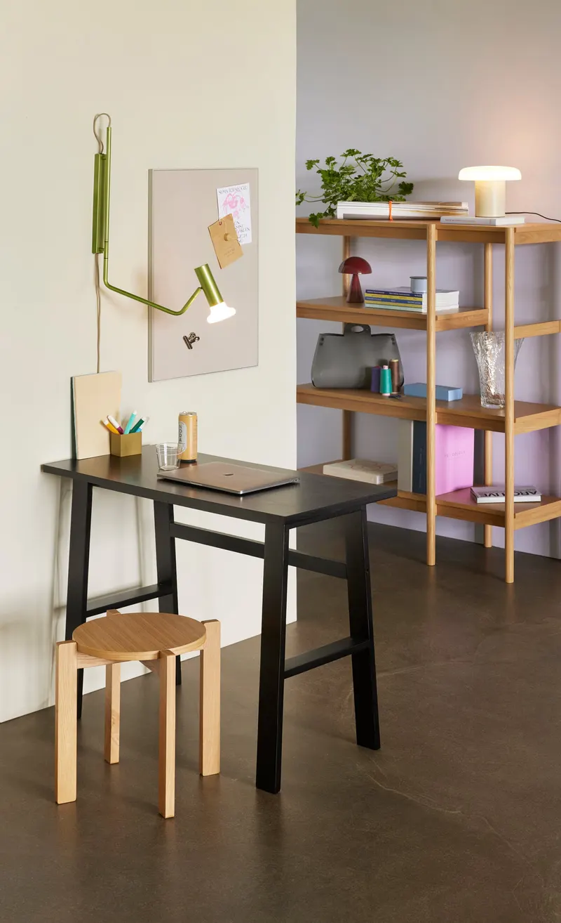 Hübsch Always Hocker in Naturfarben, Ø 45 × H 42 cm, Ansicht 10