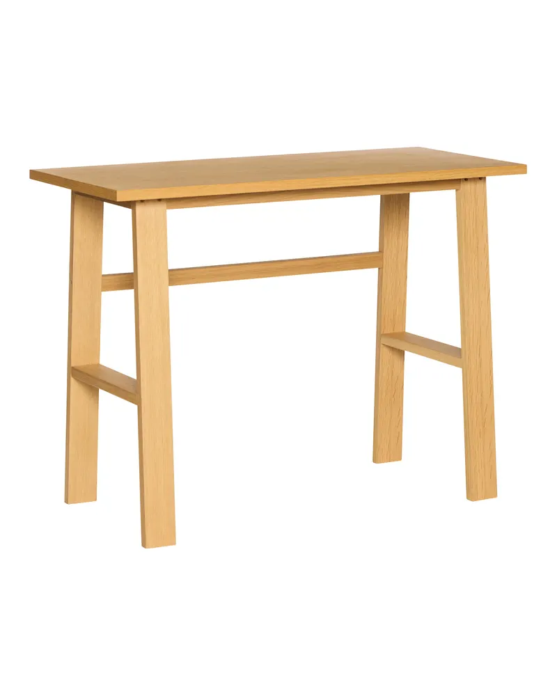 Hübsch Poke Schreibtisch in Naturfarben, 100 × 45 × H 75 cm, Ansicht 1