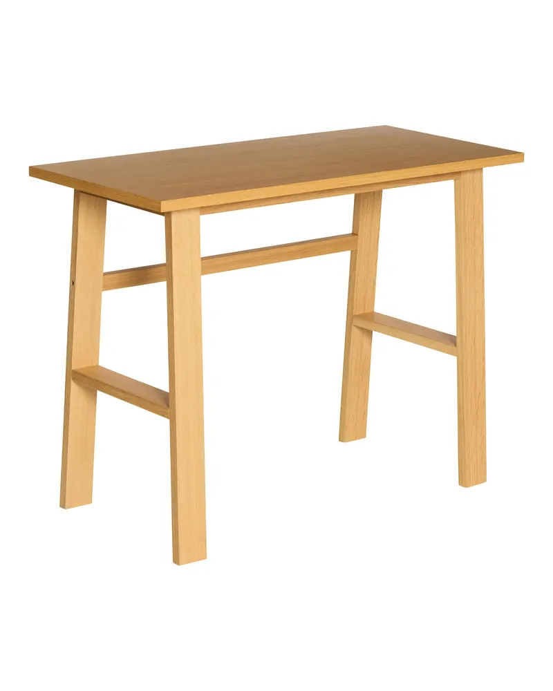 Hübsch Poke Schreibtisch in Naturfarben, 100 × 45 × H 75 cm, Ansicht 2