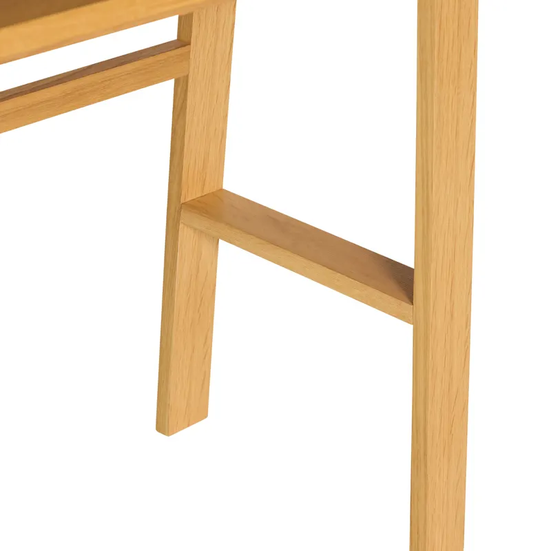 Hübsch Poke Schreibtisch in Naturfarben, 100 × 45 × H 75 cm, Ansicht 4