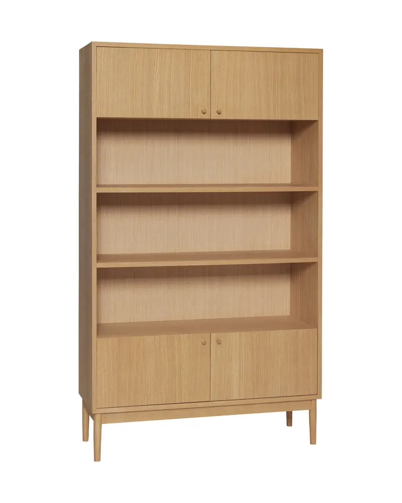Prime Regal mit zwei Schubladen und Eichenfurnier in Naturfarben, FSC®-zertifiziert
