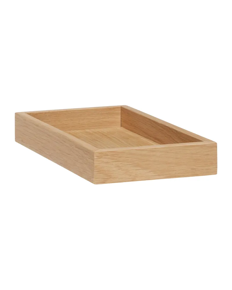 Hübsch Rail Schreibtisch-Organizer in Naturfarben, 25 × 14 × 4 und 25 × 33 × H 6 cm, Ansicht 7