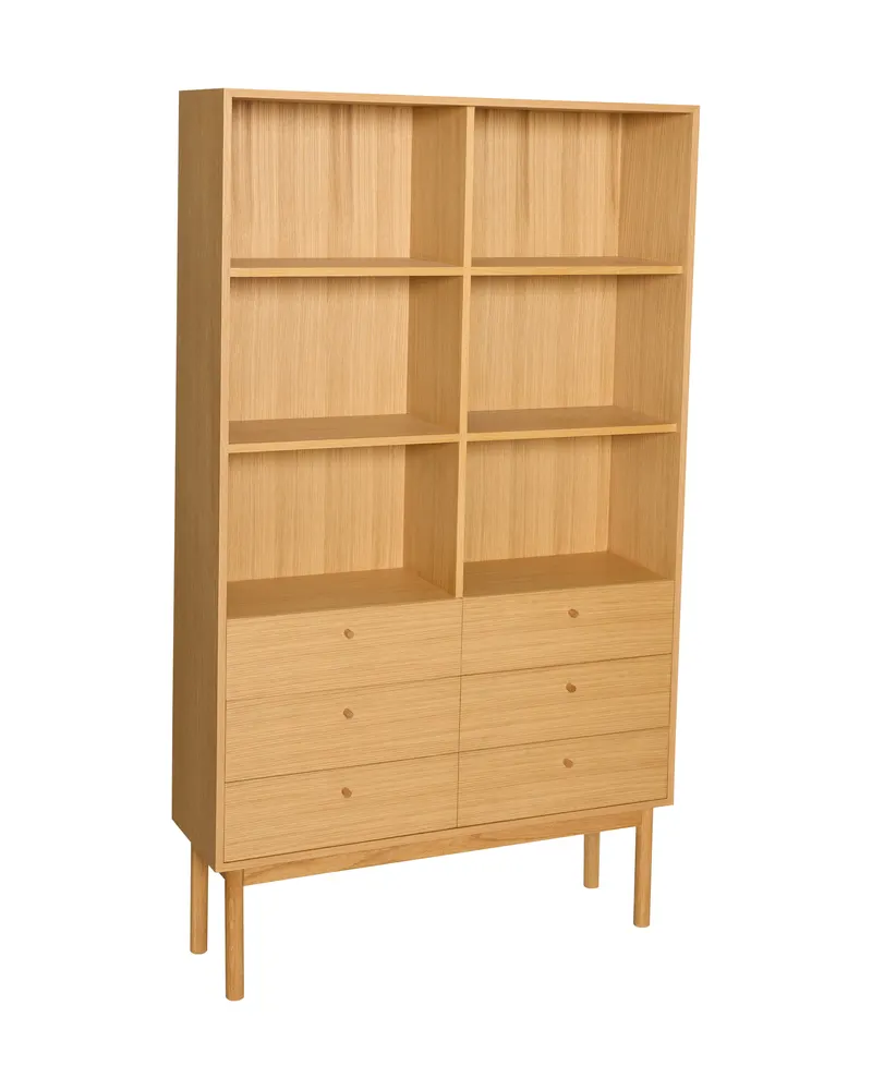 Hübsch Read Schrank in Naturfarben, 110 × 35 × H 190 cm, Ansicht 2