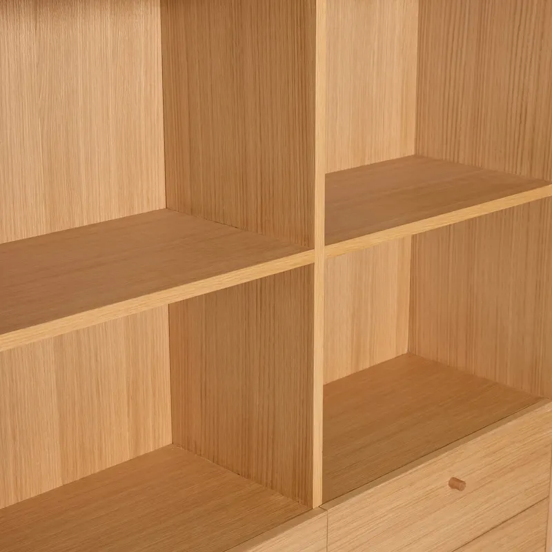 Hübsch Read Schrank in Naturfarben, 110 × 35 × H 190 cm, Ansicht 6