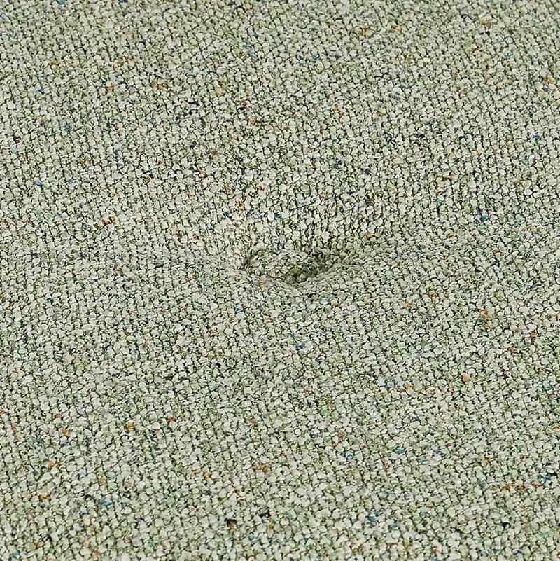 Hübsch Rocco Pouf in Hellgrün, Ø 54 × H 41 cm, Ansicht 3