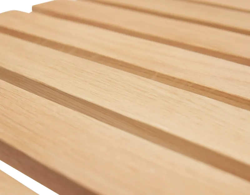 Hübsch Row Sitzbank in Naturfarben, 70 × 40 × H 45 cm, Ansicht 4