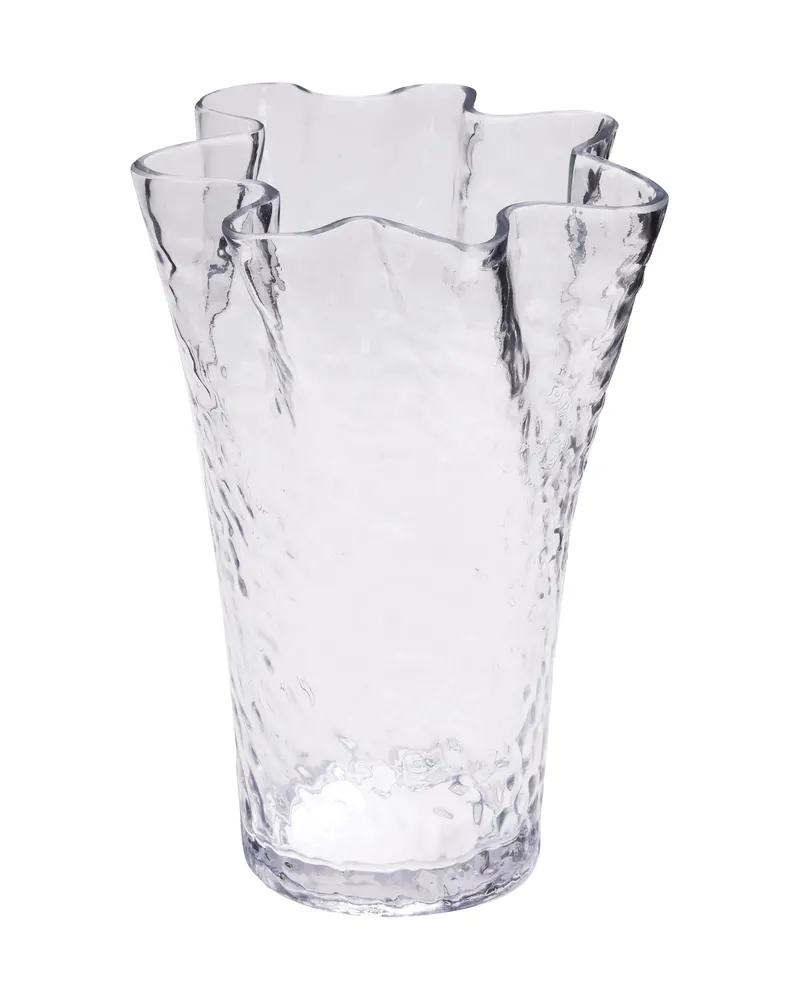 Hübsch Ruffle Vase, Strukturiert, Ø 23 × H 30 cm, Ansicht 2