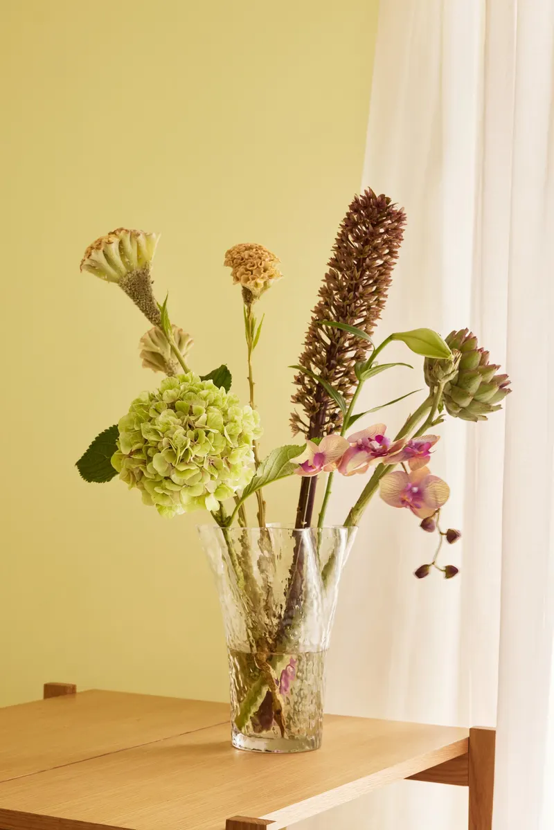 Hübsch Ruffle Vase, Strukturiert, Ø 23 × H 30 cm, Ansicht 3