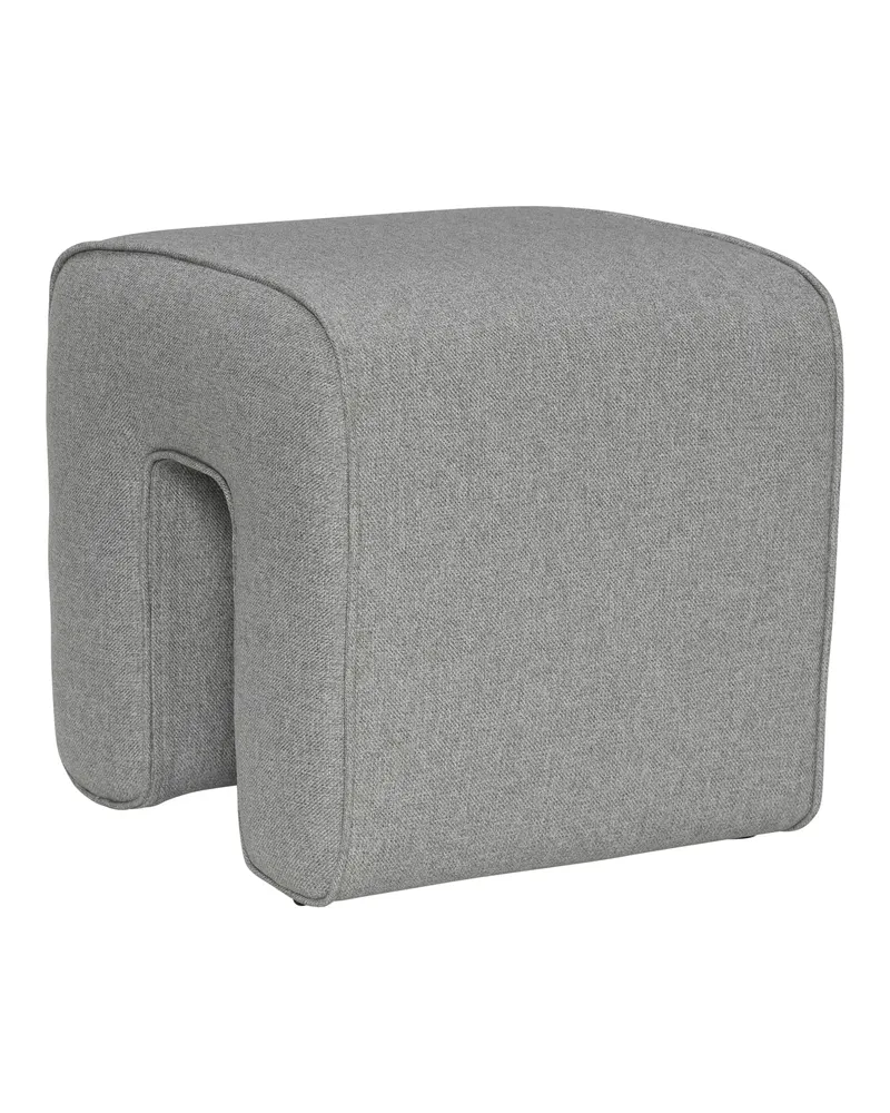 Hübsch Sculpture Pouf in Grau, 45 × 45 × H 47 cm, Ansicht 2