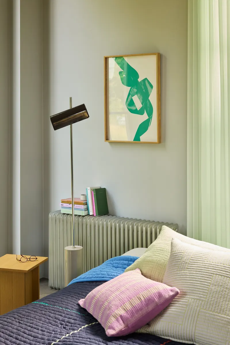 Hübsch Sen Tagesdecke in Dunkelblau, 260 × 260 cm, Ansicht 5