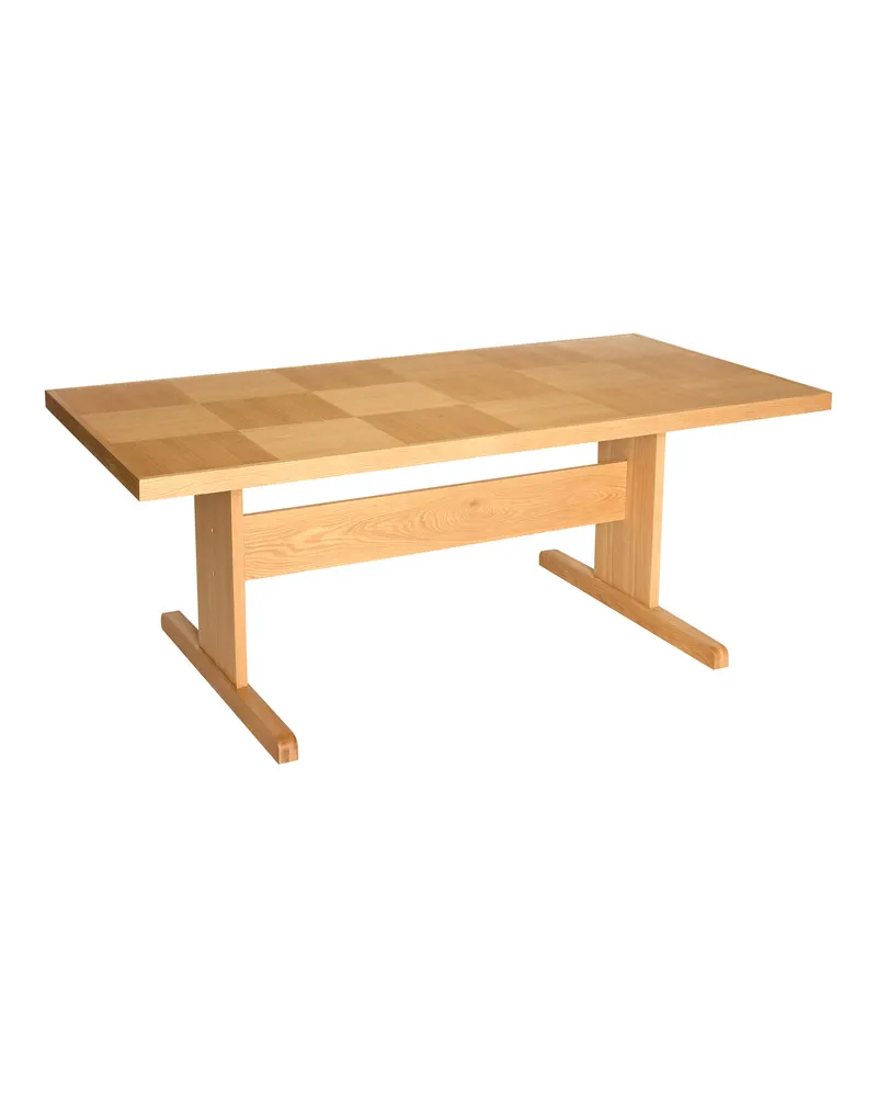 Hübsch Skak Esstisch in Naturfarben, 195 × 95 × H 74 cm, Ansicht 2