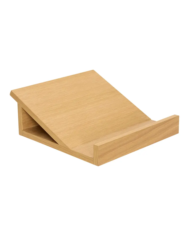 Hübsch Socle Buchstütze in Naturfarben, 25 × 23 × H 10 cm, Ansicht 3
