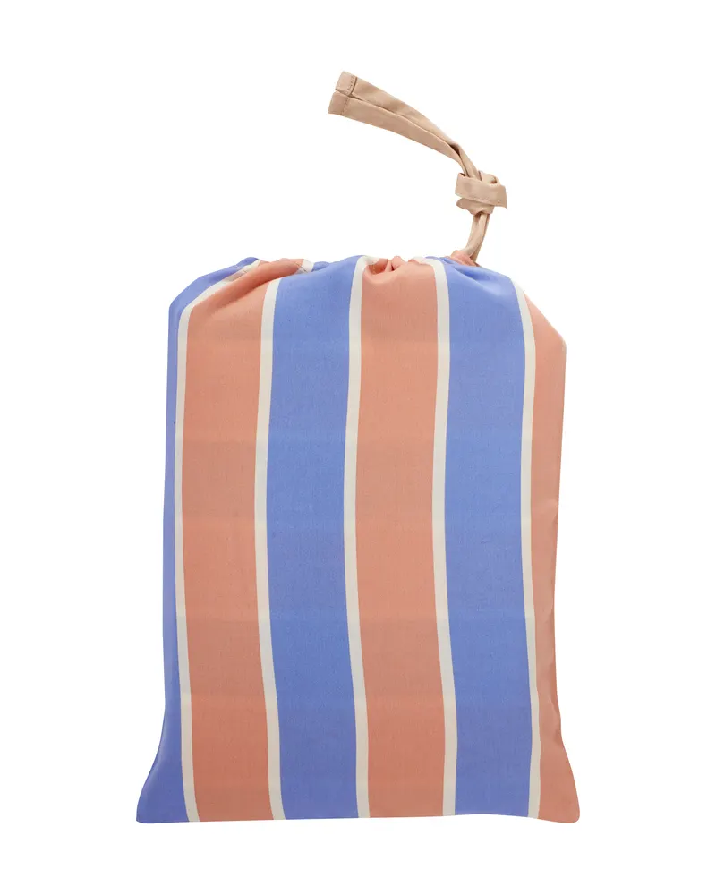 Hübsch Solace Bettwäsche in Blau, Orange und Weiß, 60 × 63 und 140 × 200 cm, Ansicht 3