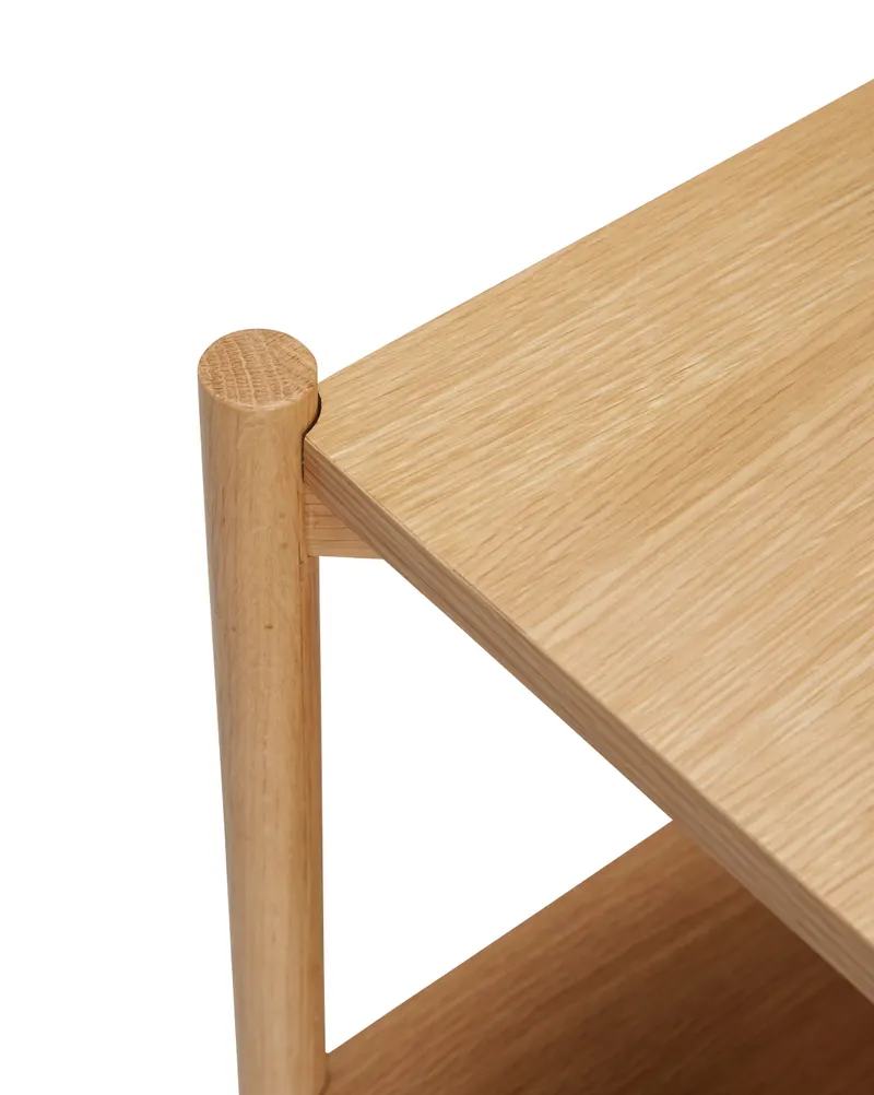 Hübsch Solution Beistelltisch in Naturfarben, 43 × 38 × H 91 cm, Ansicht 2