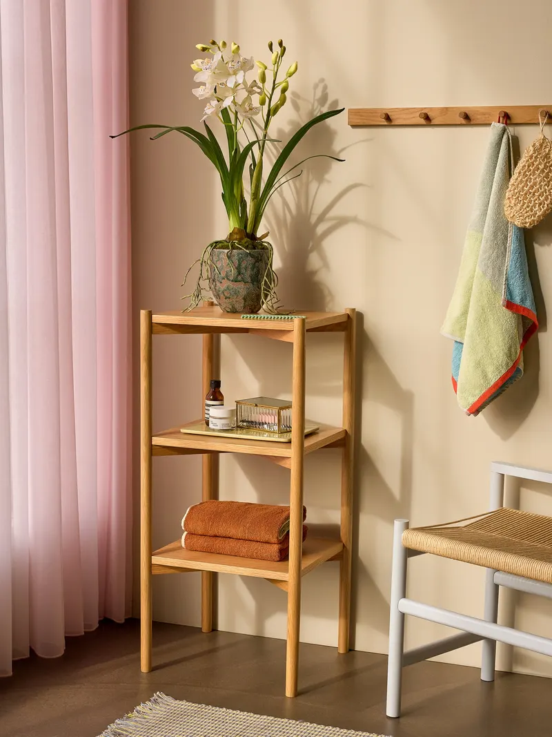 Hübsch Solution Beistelltisch in Naturfarben, 43 × 38 × H 91 cm, Ansicht 5