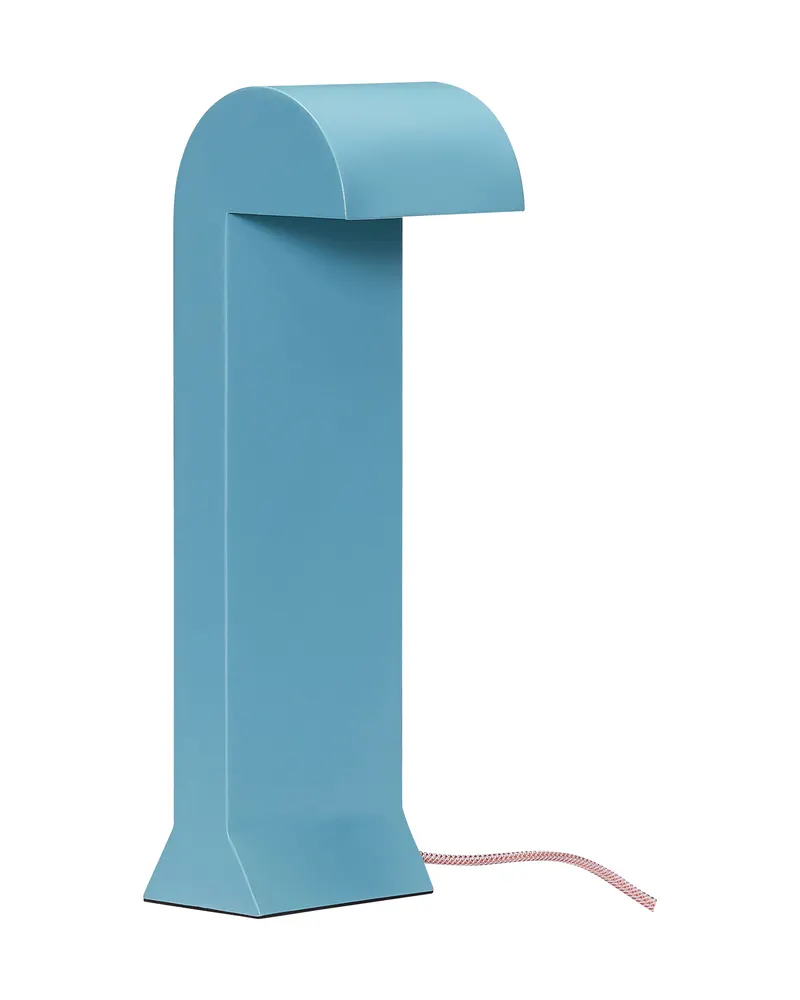 Hübsch Soothe Tischleuchte in Blau, 10 × 12 × H 34 cm, Ansicht 1