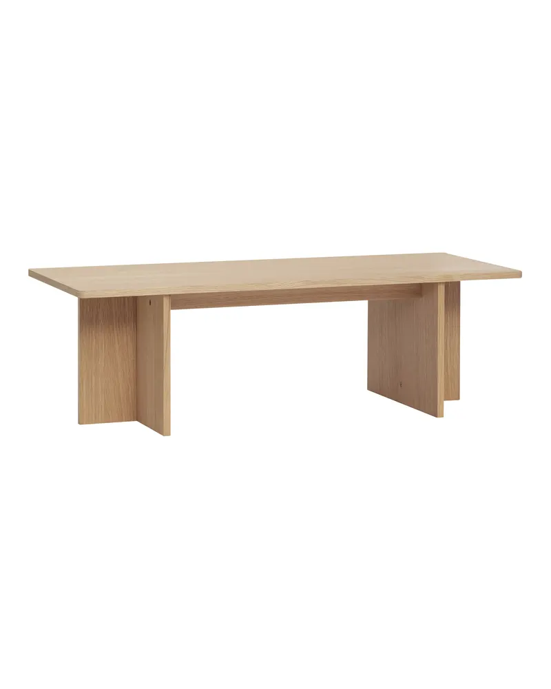 Split Couchtisch mit Eichenfurnier in Naturfarben, FSC®-zertifiziert