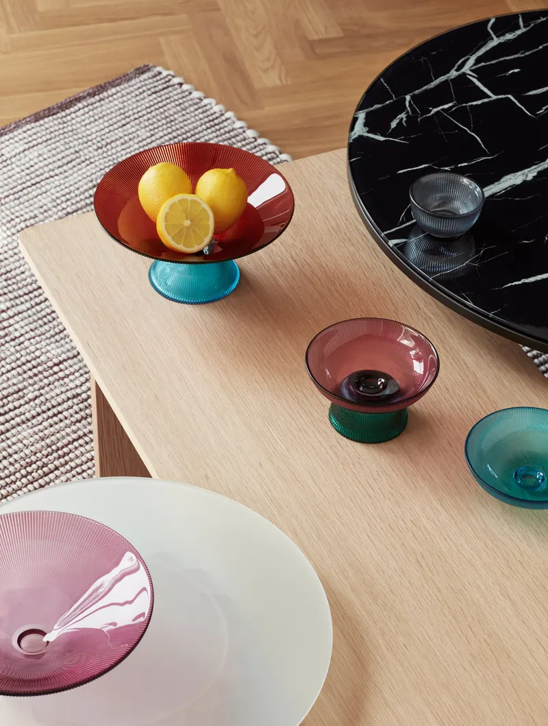 Hübsch Split Couchtisch in Naturfarben, 120 × 50 × H 38 cm, Ansicht 3