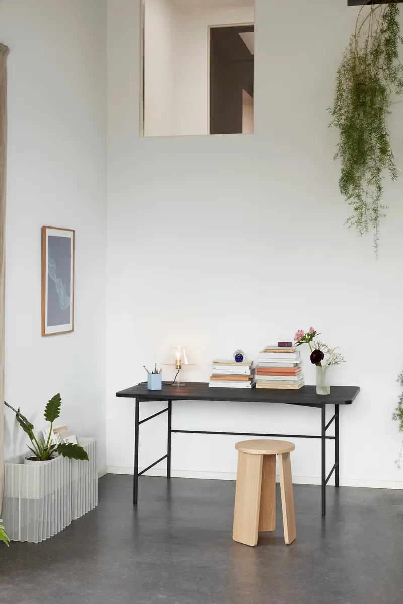 Hübsch Split Triple Hocker in Naturfarben, Ø 35 × H 55 cm, Ansicht 2