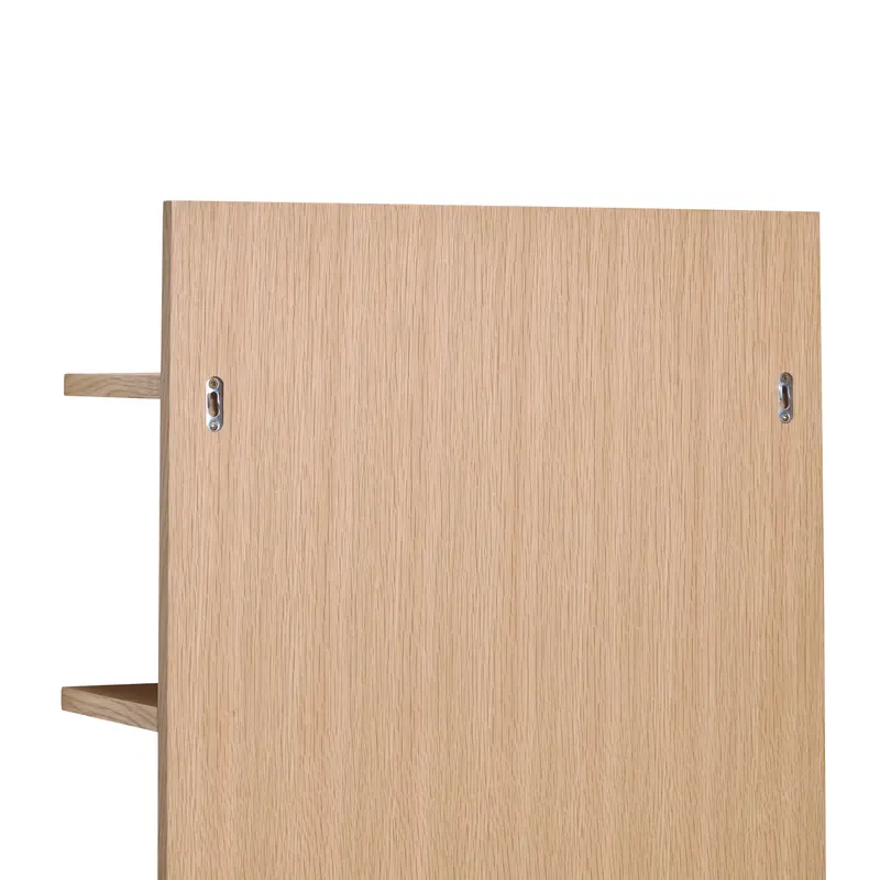 Hübsch Stand Regal in Naturfarben und Gelb, 60 × 22 × H 80 cm, Ansicht 5