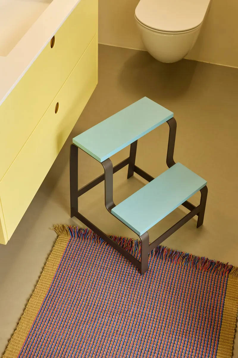 Hübsch AtYourFeet Teppichläufer in Beige, Blau, Braun und Rot, 80 × 200 cm, Ansicht 10
