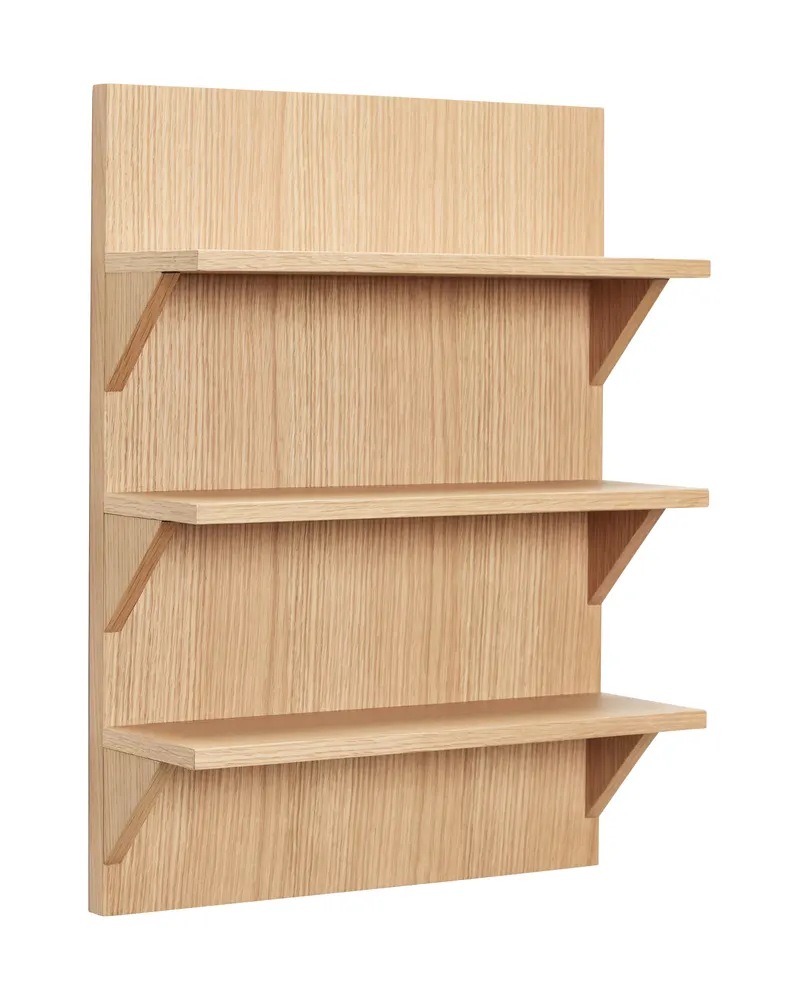 Hübsch Straight Regal in Naturfarben, 40 × 14 × H 54 cm, Ansicht 1