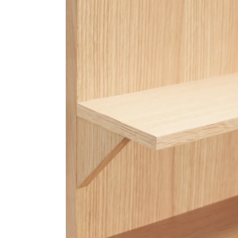 Hübsch Straight Regal in Naturfarben, 40 × 14 × H 54 cm, Ansicht 3