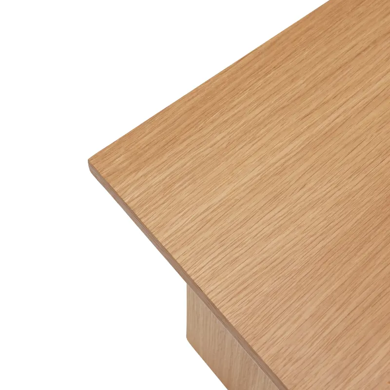 Hübsch Straight Beistelltisch in Naturfarben, 35 × 35 × H 40 cm, Ansicht 3