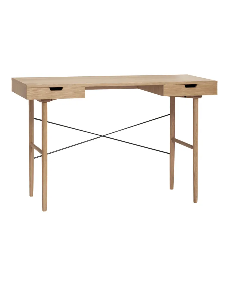 Studio Schreibtisch mit Eichenfurnier in Naturfarben, FSC®-zertifiziert