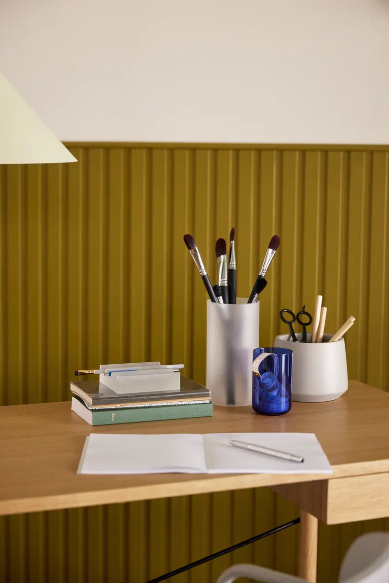 Hübsch Studio Schreibtisch in Naturfarben, 120 × 55 × H 77 cm, Ansicht 4